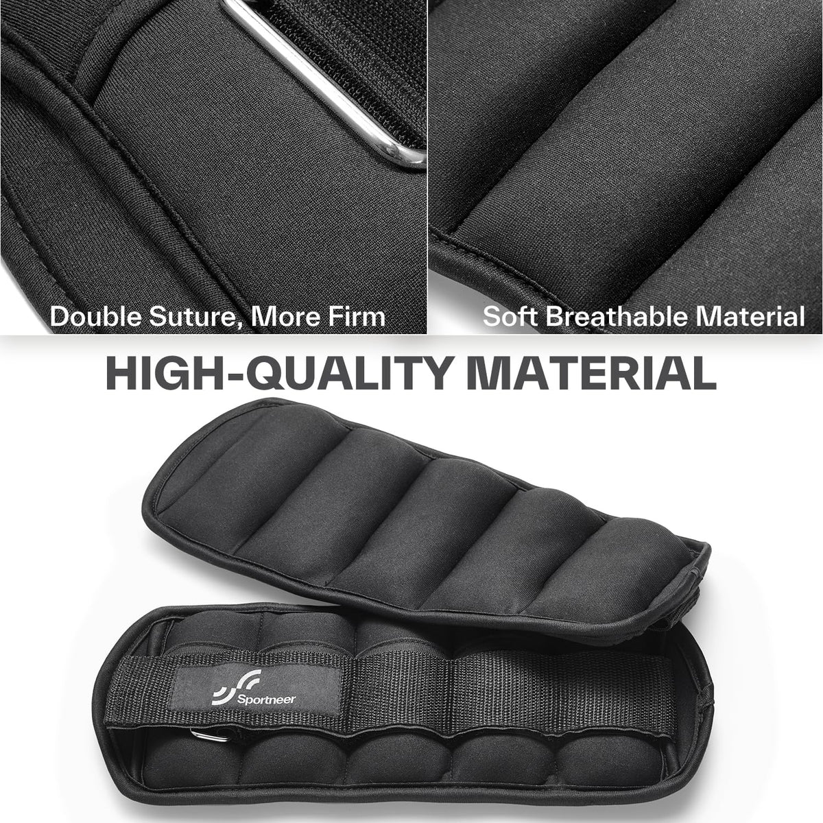 Adjustable Ankle and Wrist Weights Pair of 4lb E217460