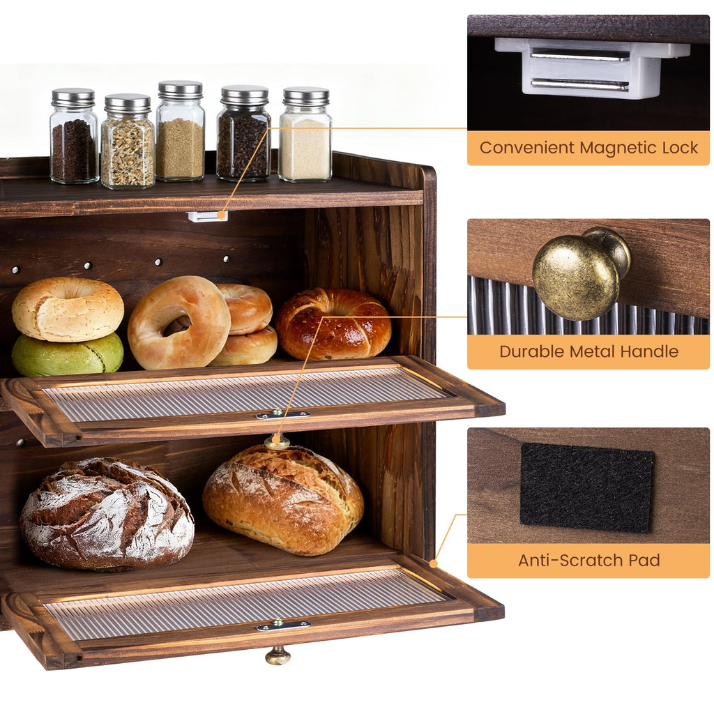 Wooden Bread Box O9412