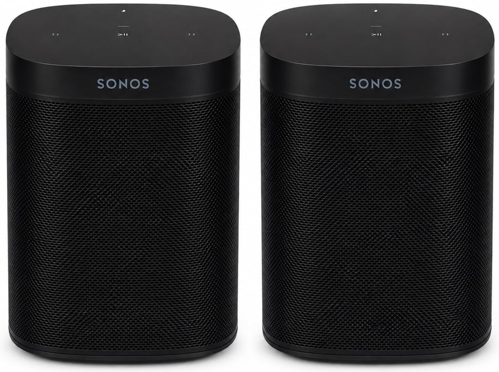 Black Voice Controlled Smart Speaker 2-Pack G5101