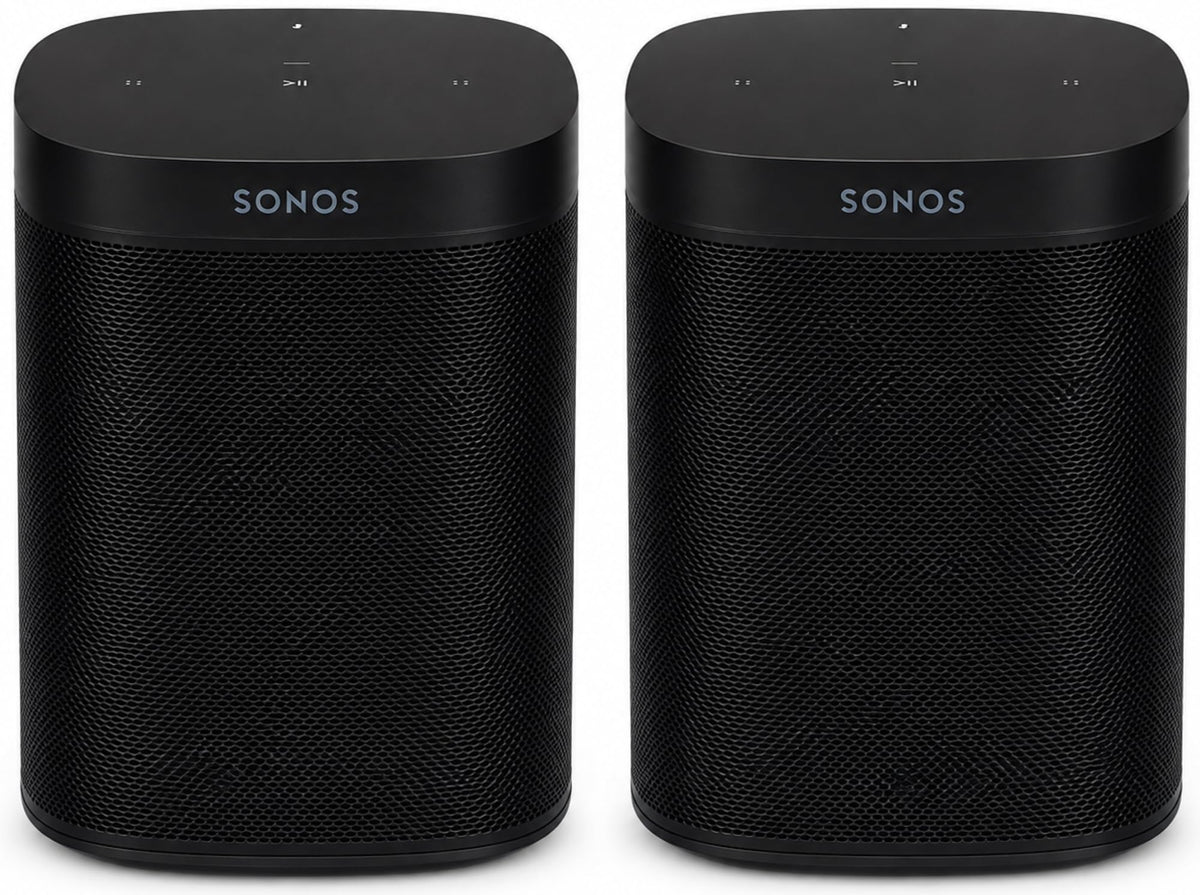 Black Voice Controlled Smart Speaker 2-Pack G5101