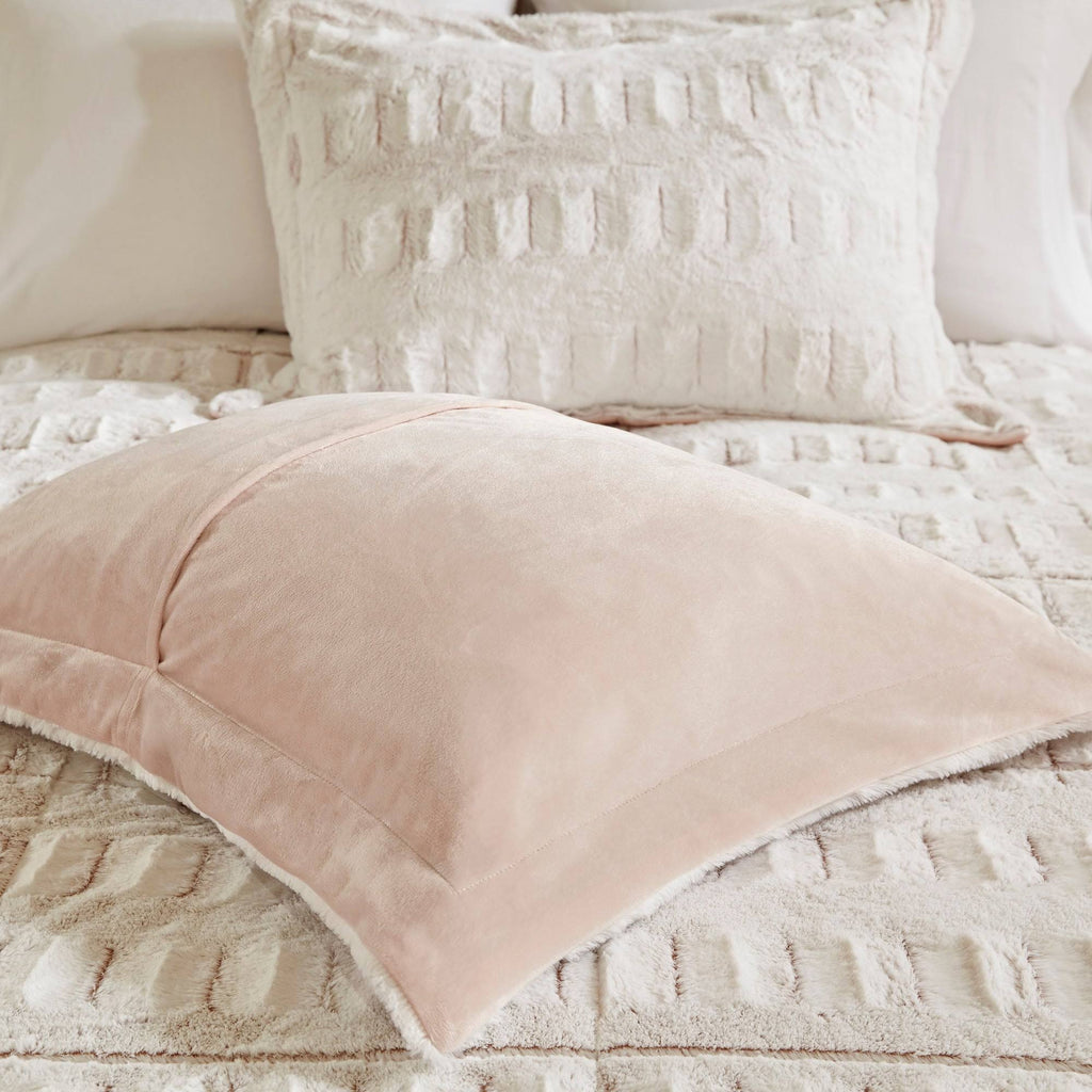 King/Cal King Long Fur Comforter Mini Set G1795