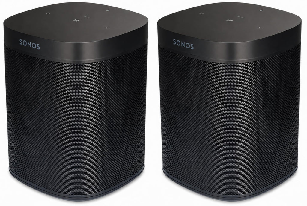 Black Voice Controlled Smart Speaker 2-Pack G5101