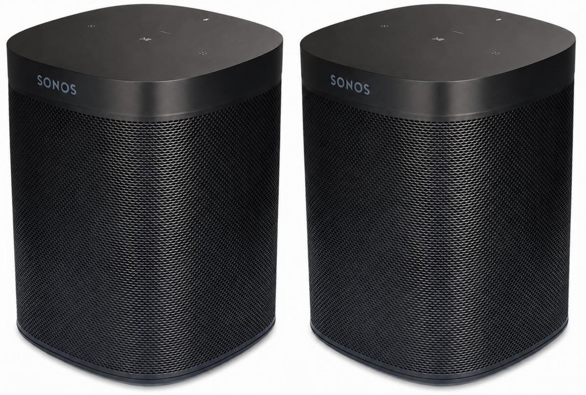 Black Voice Controlled Smart Speaker 2-Pack G5101