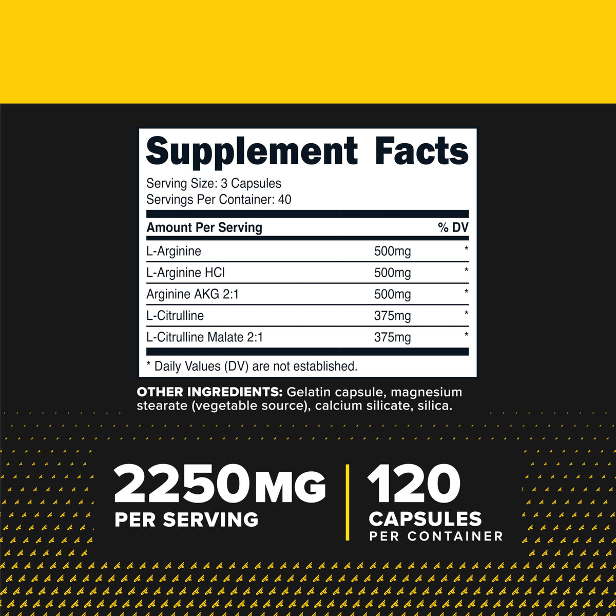 Nitric Oxide Booster 120 Capsules S601