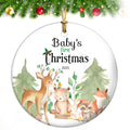 Baby's First Christmas Ornament 2025 Ceramic Decoration S480203