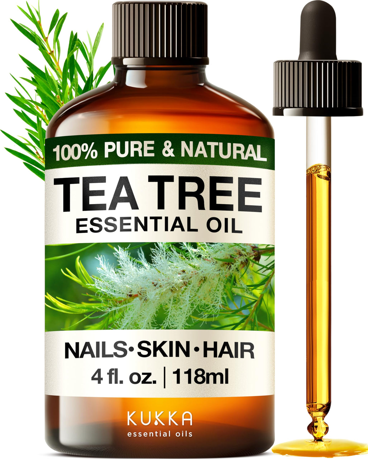 Lavender & Tea Tree Essential Oil Set 2x4 fl oz O412