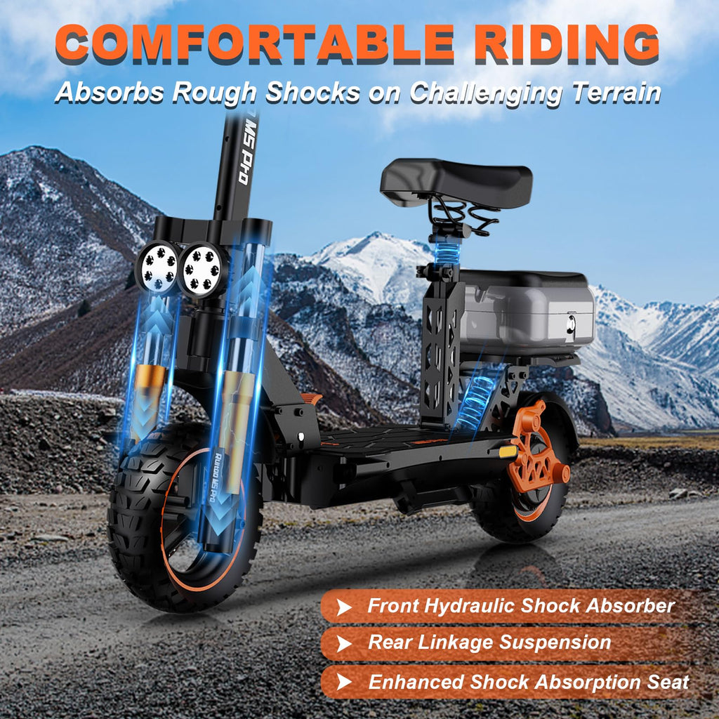 1200W Off Road Electric Scooter with Dual Suspension C116