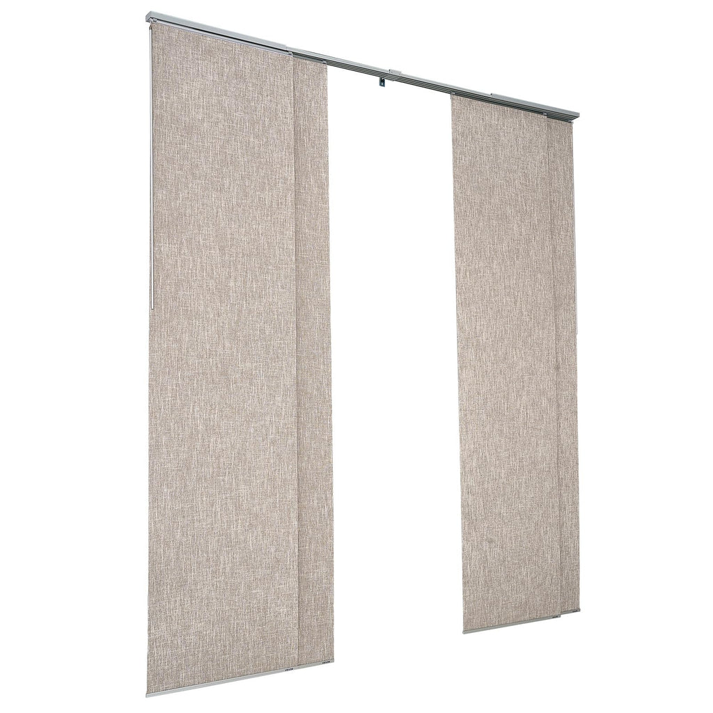 Brown Blackout Panel Track Blinds S525920