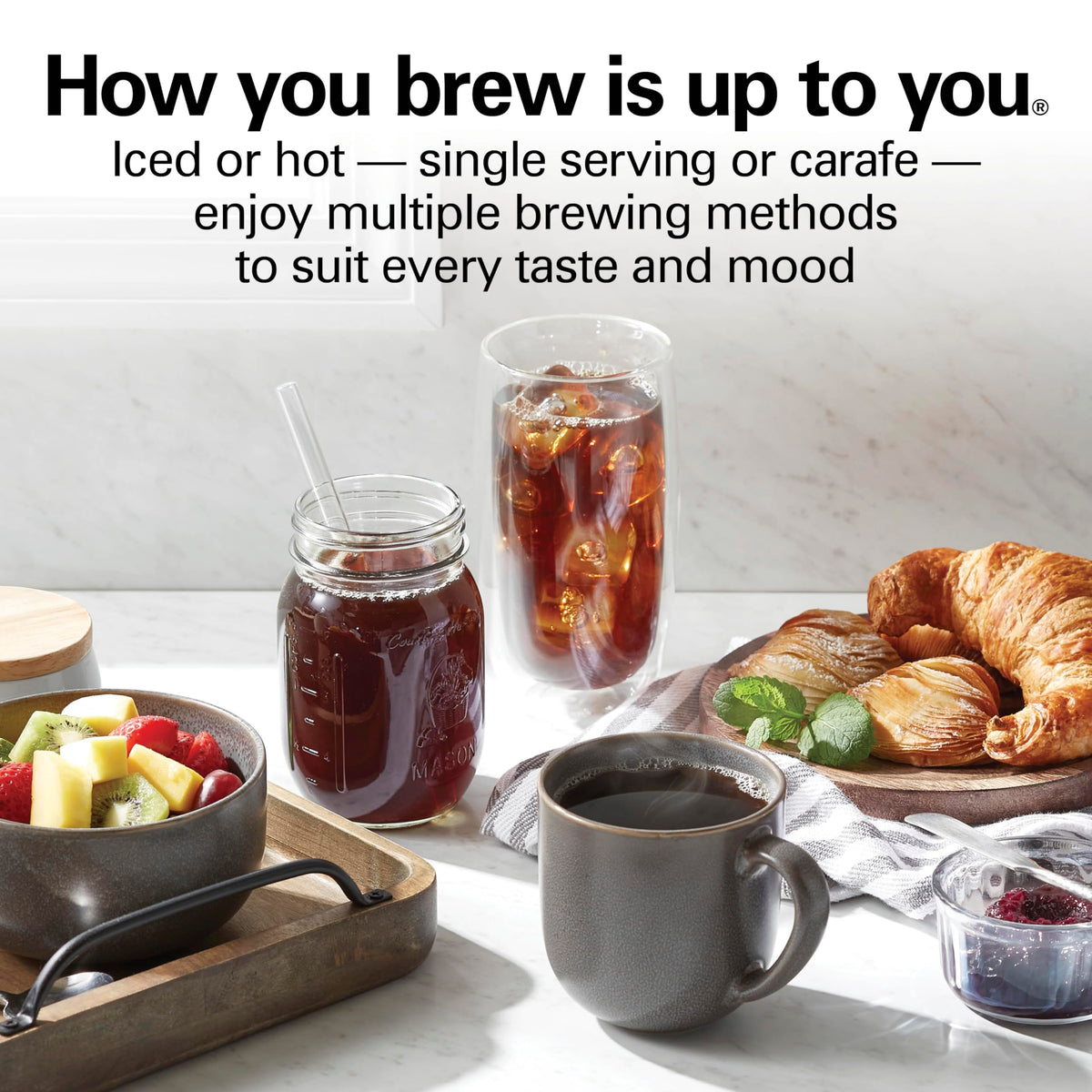 5-in-1 Drip & Single Serve Coffee Maker L686642
