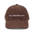 Embroidered Corduroy Hat W21457