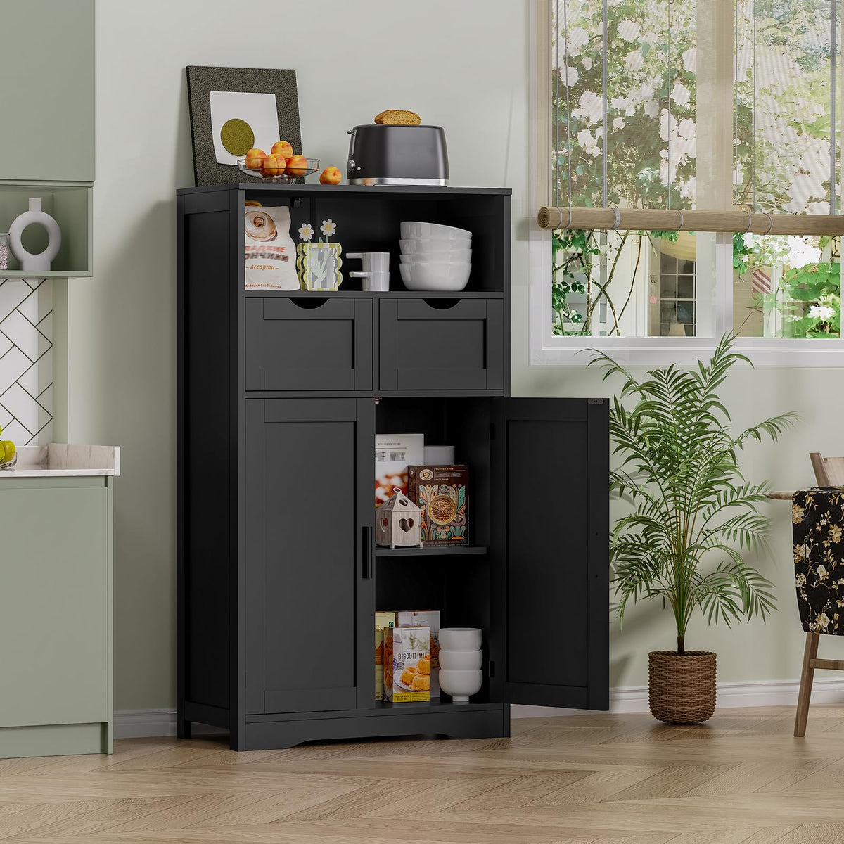 Bathroom Storage Cabinet with 2 Drawers N693
