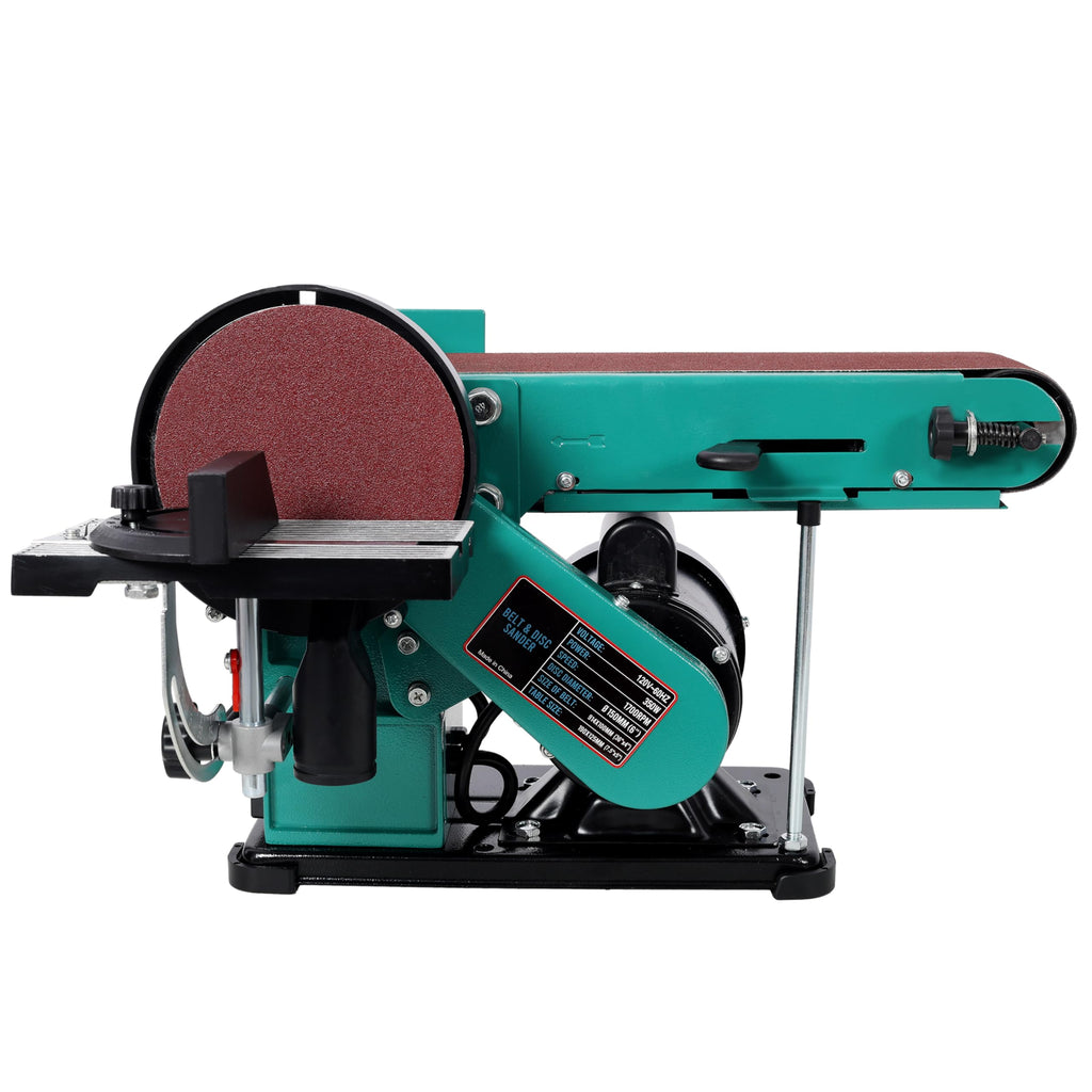 Belt Disc Sander 4x36 & 6 Inch Benchtop Cast Iron Base V775