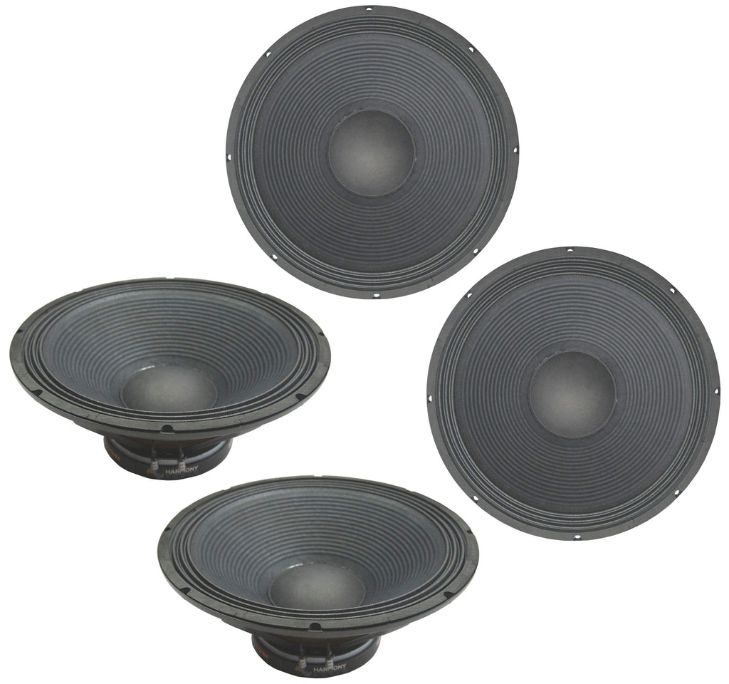 18 Inch 8 Ohm 4 Pack Subwoofer X3614