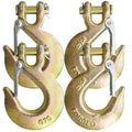 3/8" Clevis Slip Hooks with Safety Latch, 4PCS Heavy Duty C280