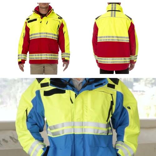 High Visibility Jacket 2XL Dark Navy T674