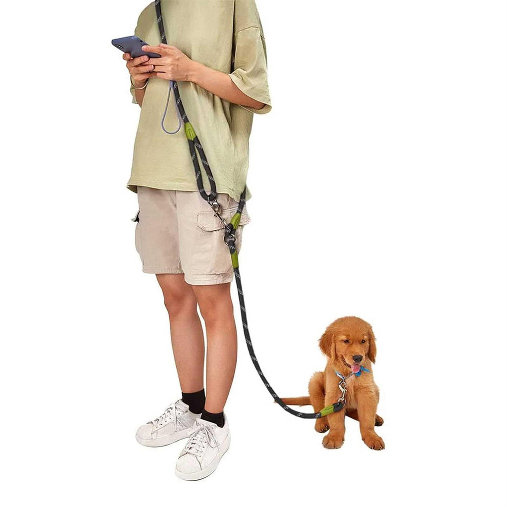 Hands Free Reflective Rope Dog Leash T24025