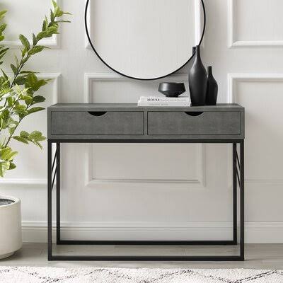 Gray Console Table Y12799