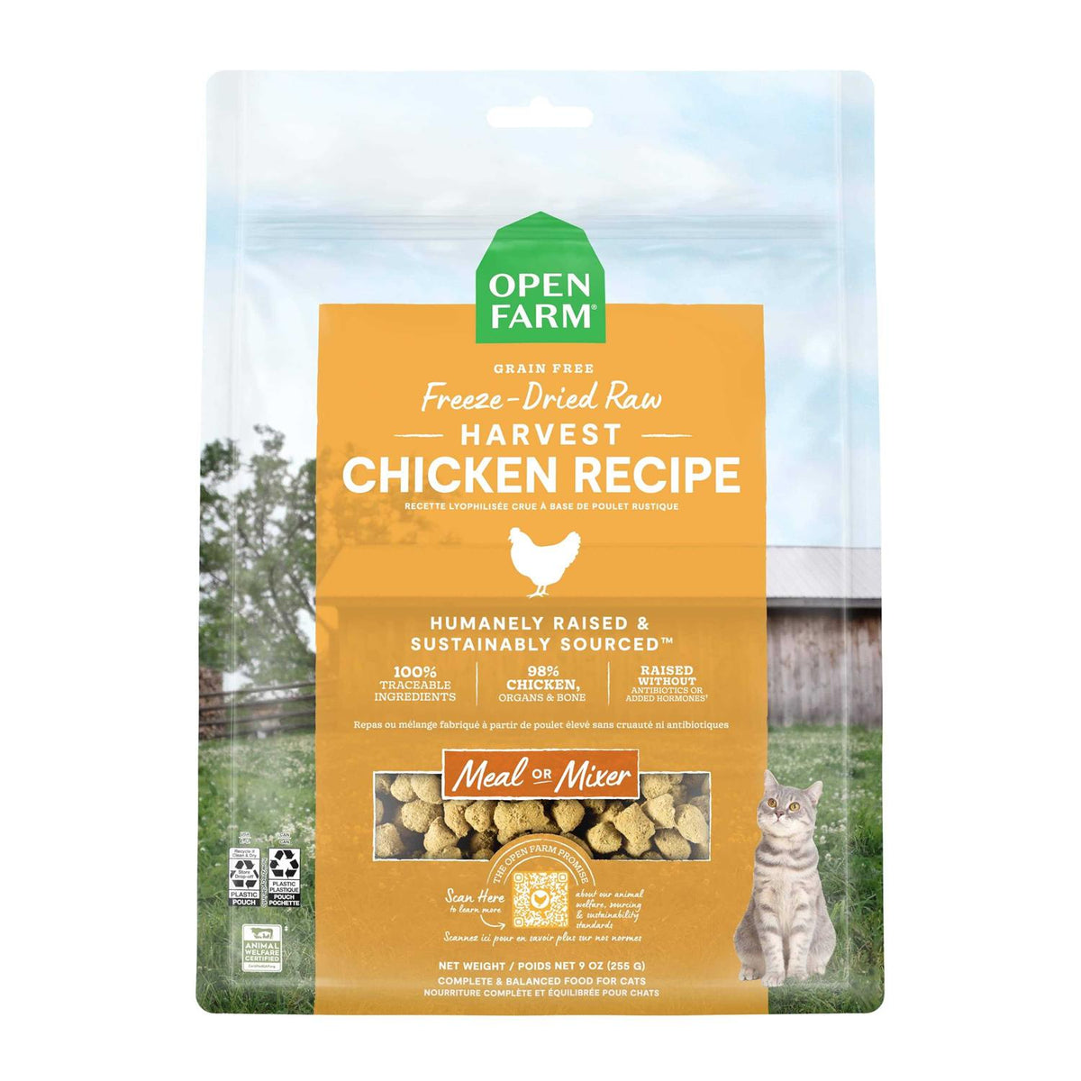 Chicken Freeze Dried Raw Cat Food W26660