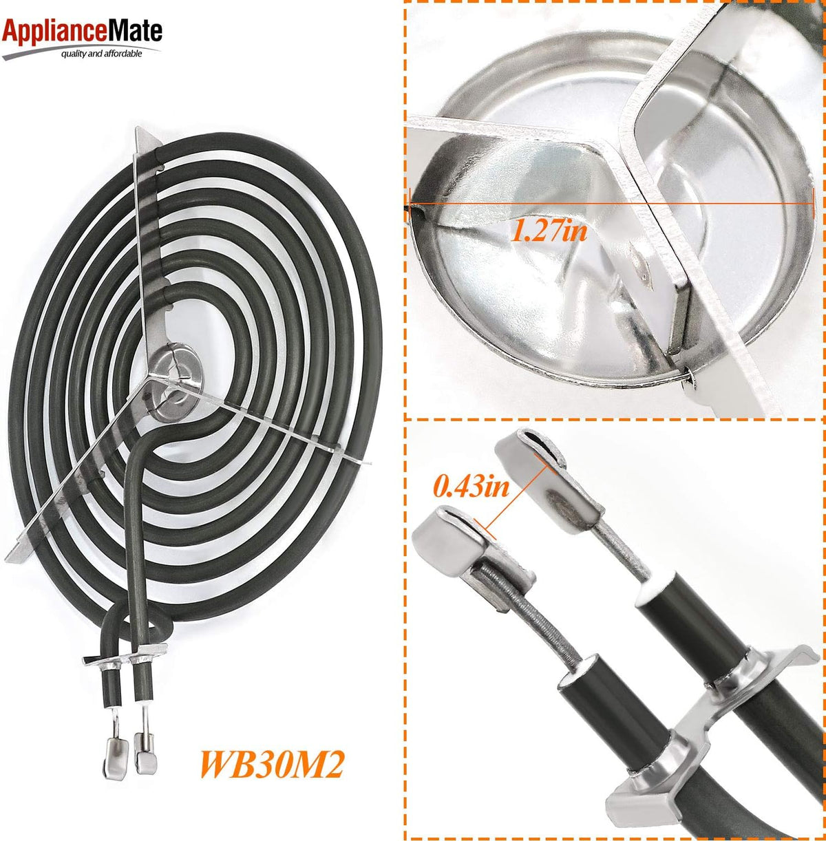 8" 6 Turns Range Surface Element Coil T397