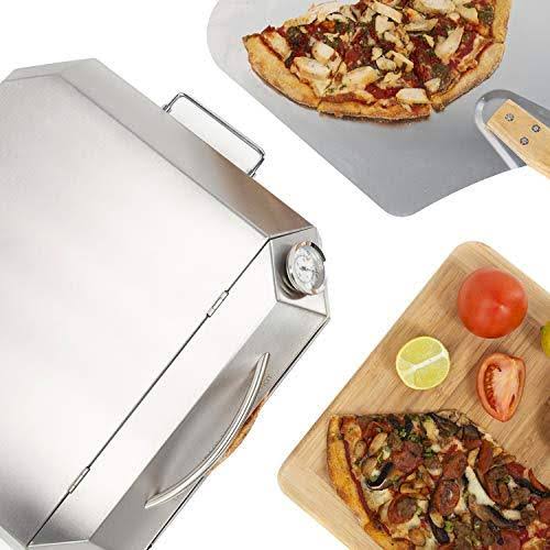 Stainless Steel Pizza Oven Kit for Gas Grill U78310