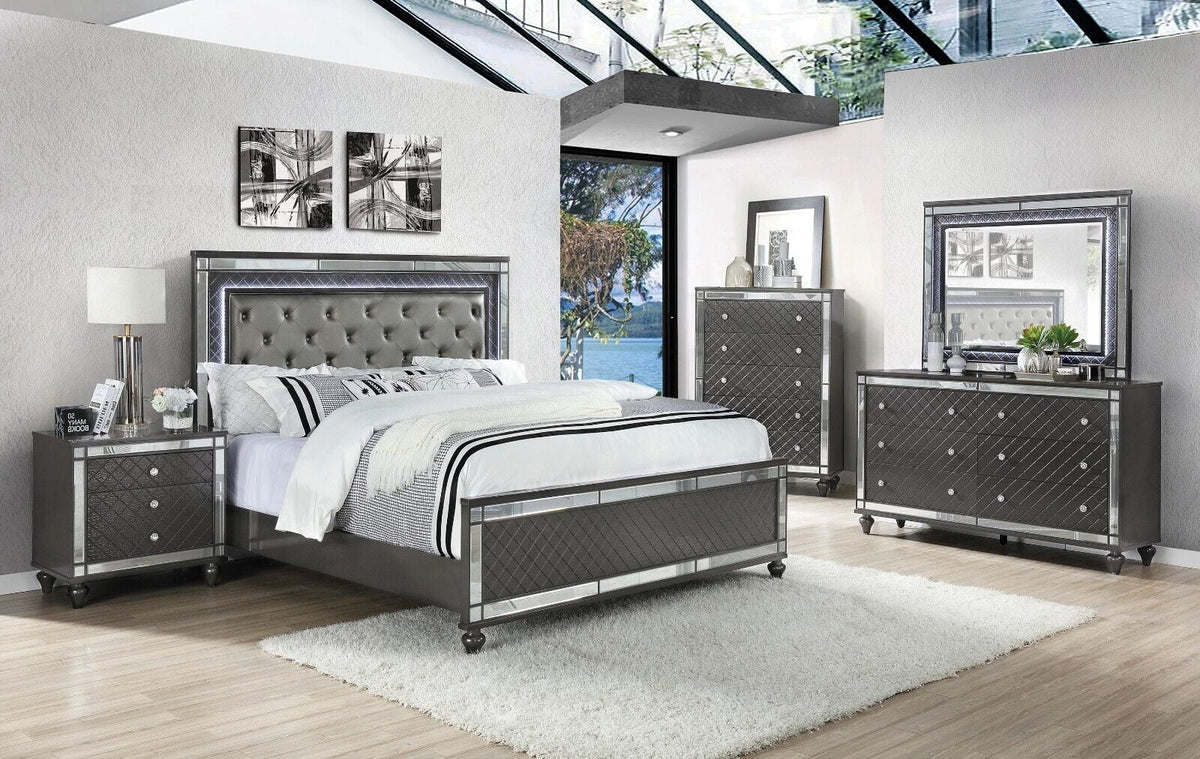 King Size Panel Bedroom Set U2991