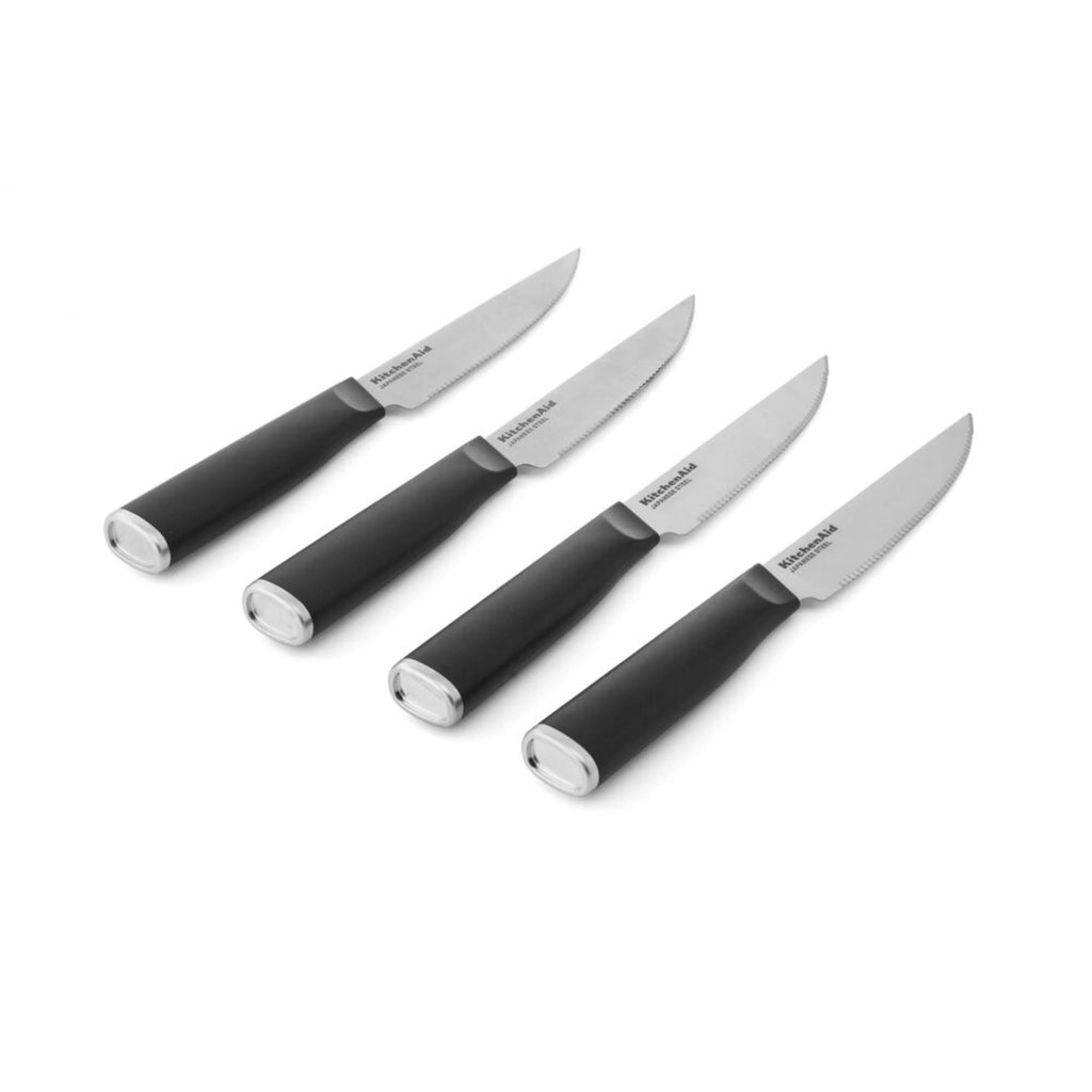 Black 4-piece Steak Knife Set B417427