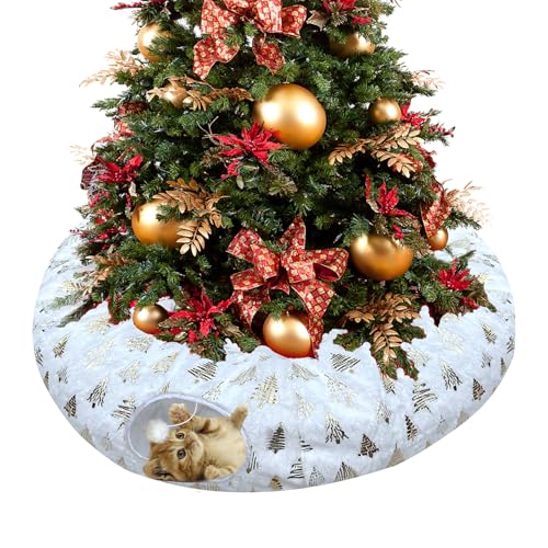 Christmas Snowflake Print Cat Tunnel R82915