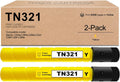 Yellow 2 Packs Compatible Toner Cartridge TN321 for Bizhub C224e C364e C284e C224 C284 C364 C364e Printer X310