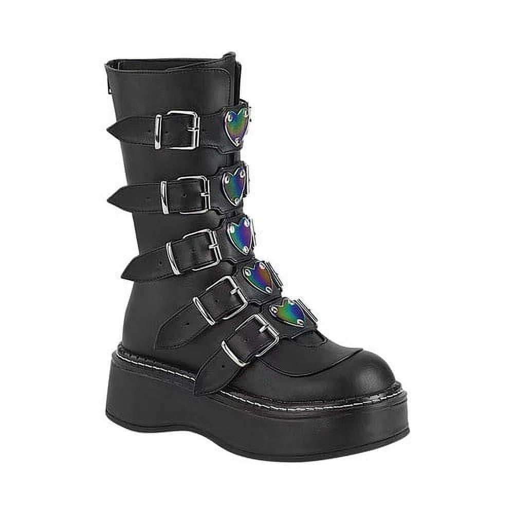 Platform Mid Calf Boot T1975
