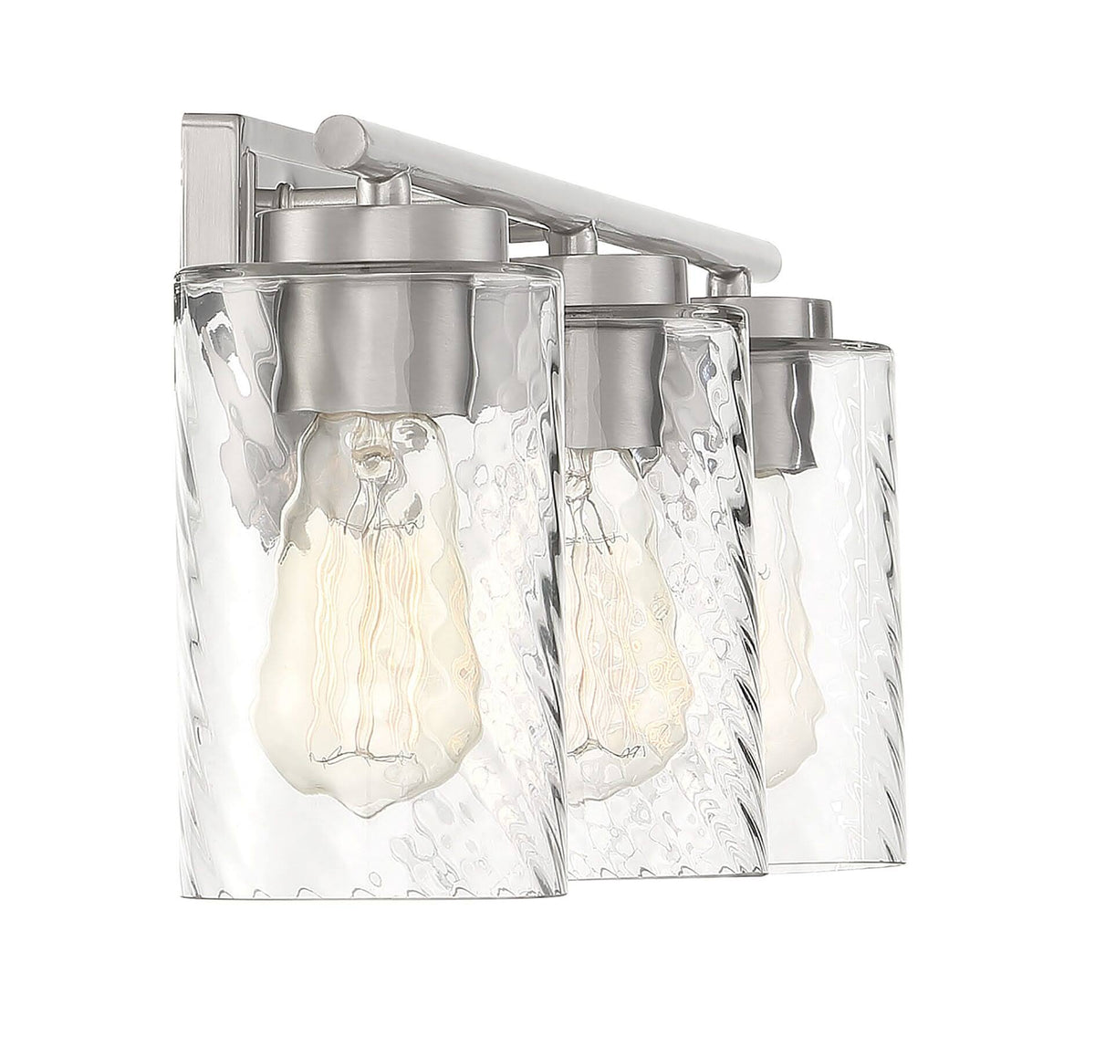 3 Light Brushed Nickel Bath A4617