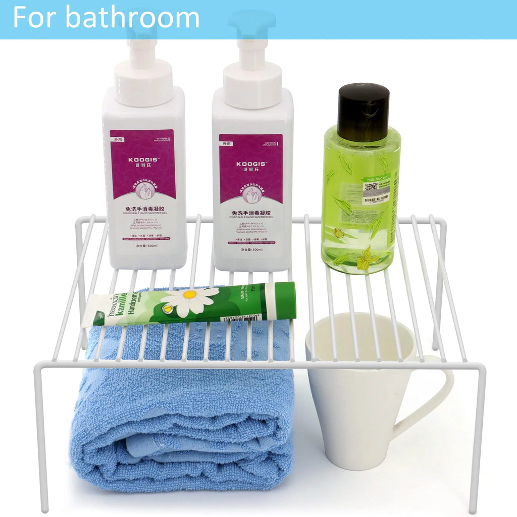 6 Pack Stainless Steel Storage Shelf Rack White N984