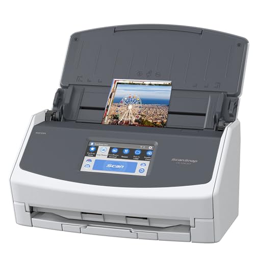 Black Wireless Document Scanner with Auto Document Feeder Q39432