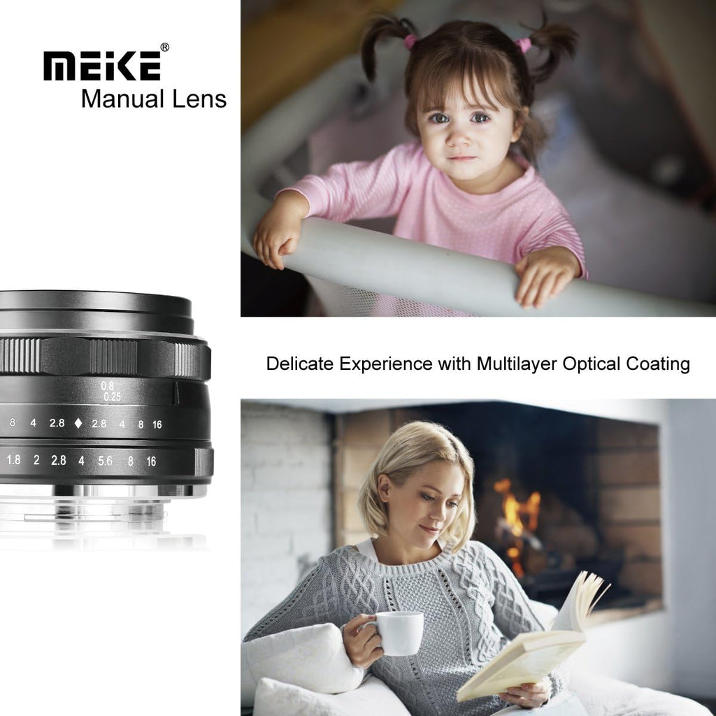 25mm F1.8 Wide Angle Manual Focus Lens for Fujifilm X Mount Mirrorless Cameras R722137