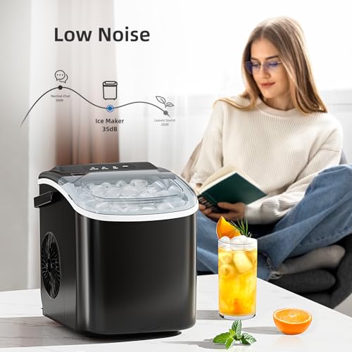 Portable Countertop Ice Maker with Carry Handle W317