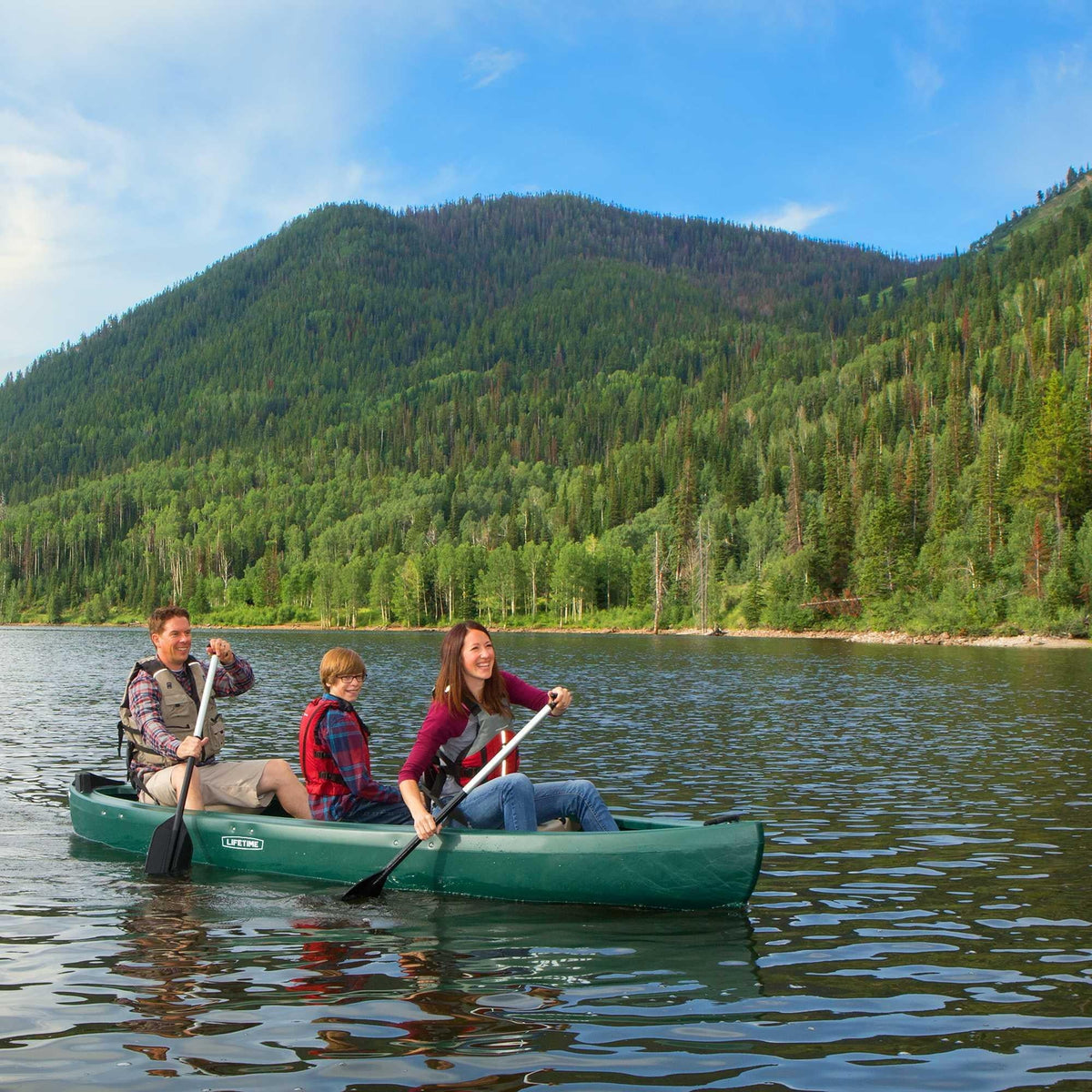 Forest Green Canoe F6562