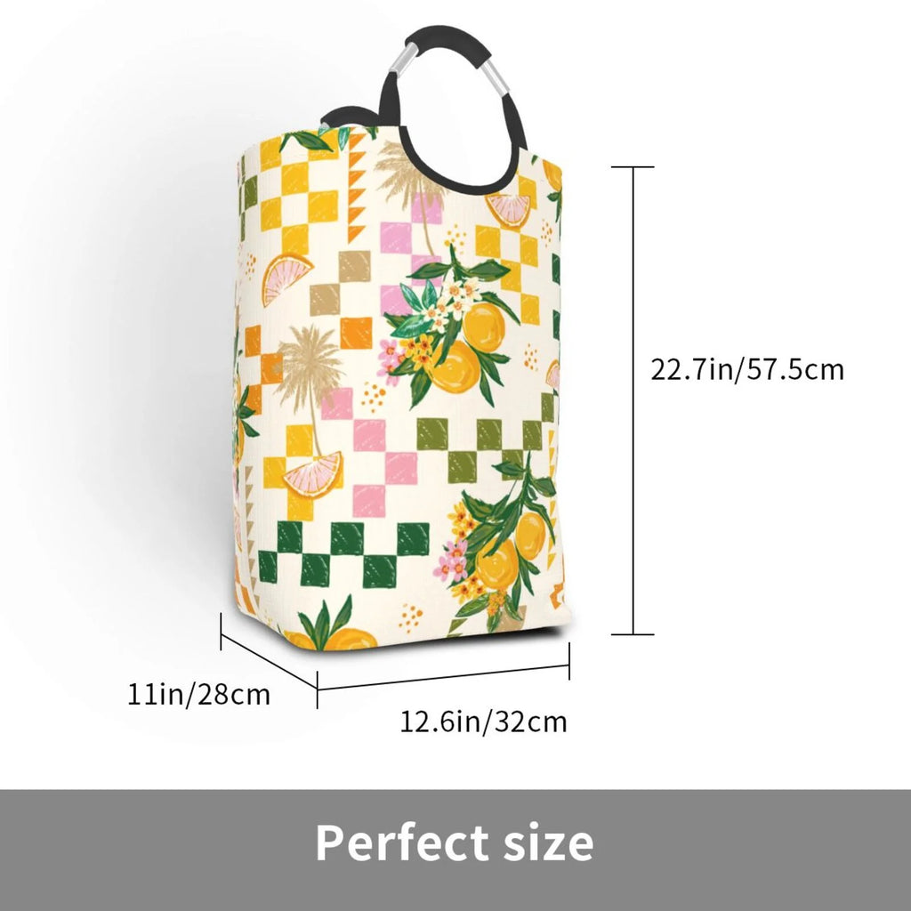 Large Canvas Fabric Laundry Hamper X18593
