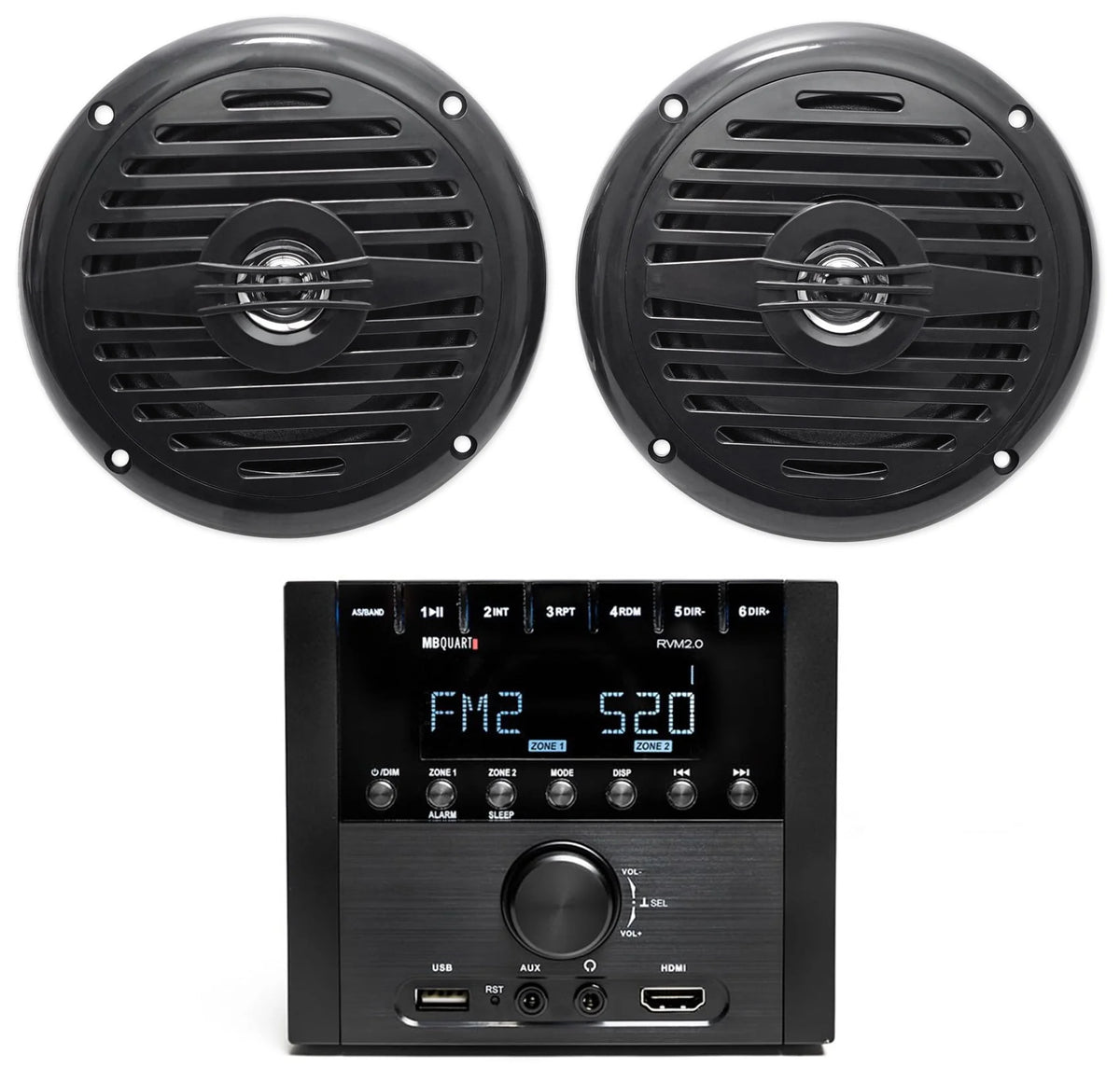 Bluetooth RV Receiver Stereo with 5.25 Speakers L726