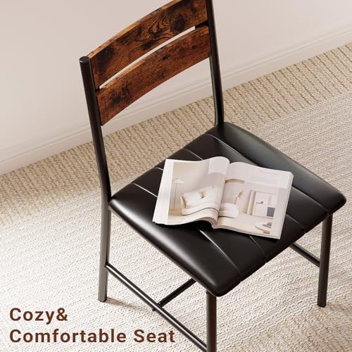 Grey Wood Dining Table Set for 4 S7125