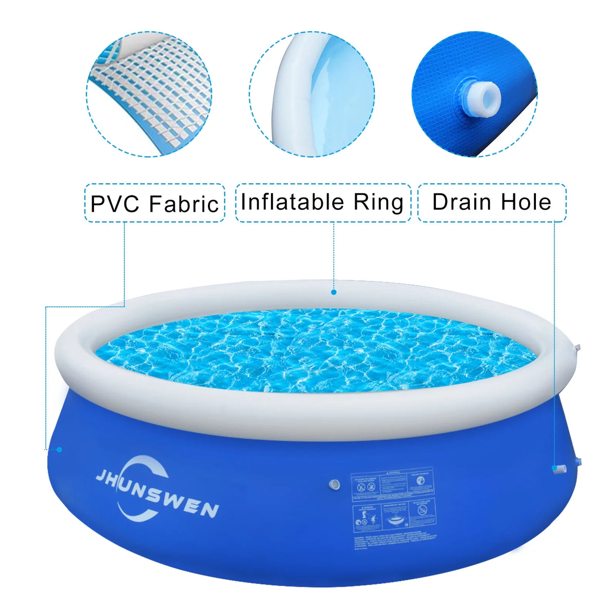 8' x 25 Easy Set Inflatable Swimming Pool P378006