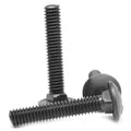 1/4-20 x 4 1/2 Coarse Thread Carriage Bolt Low Carbon Steel Black Oxide N151674