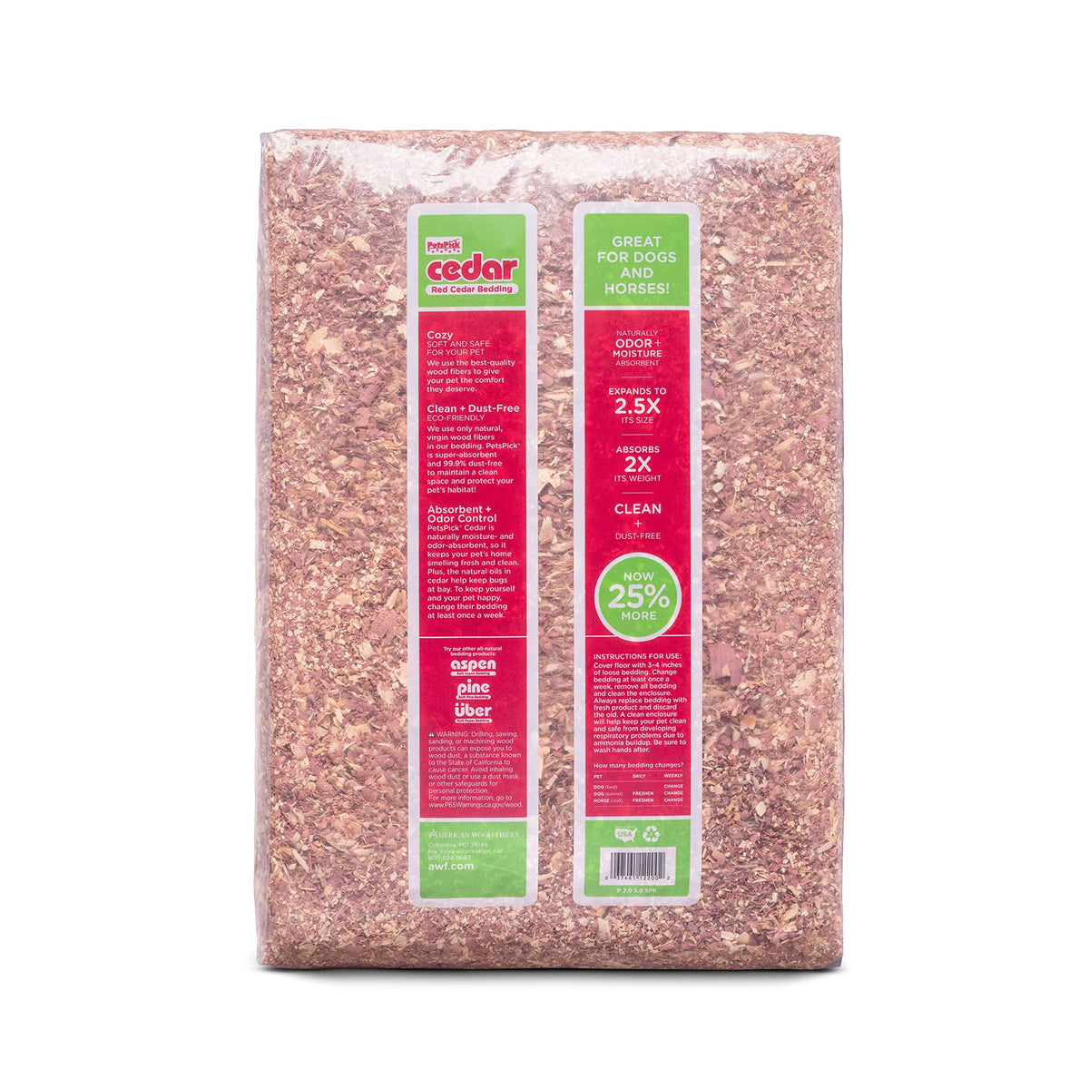 Red Cedar Pet Bedding 24 L J282