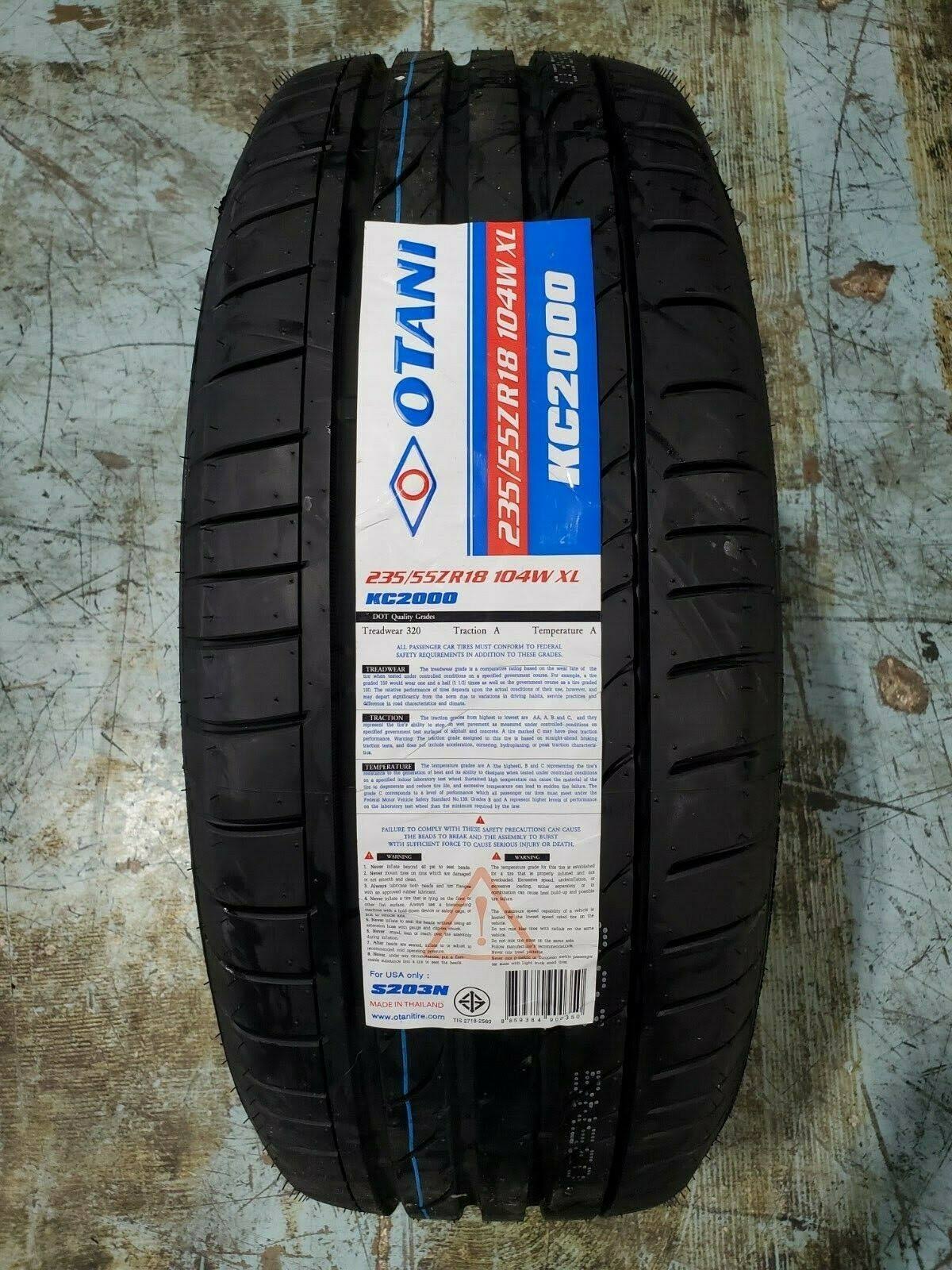 235/55ZR18 104W XL High Performance Tire C67400