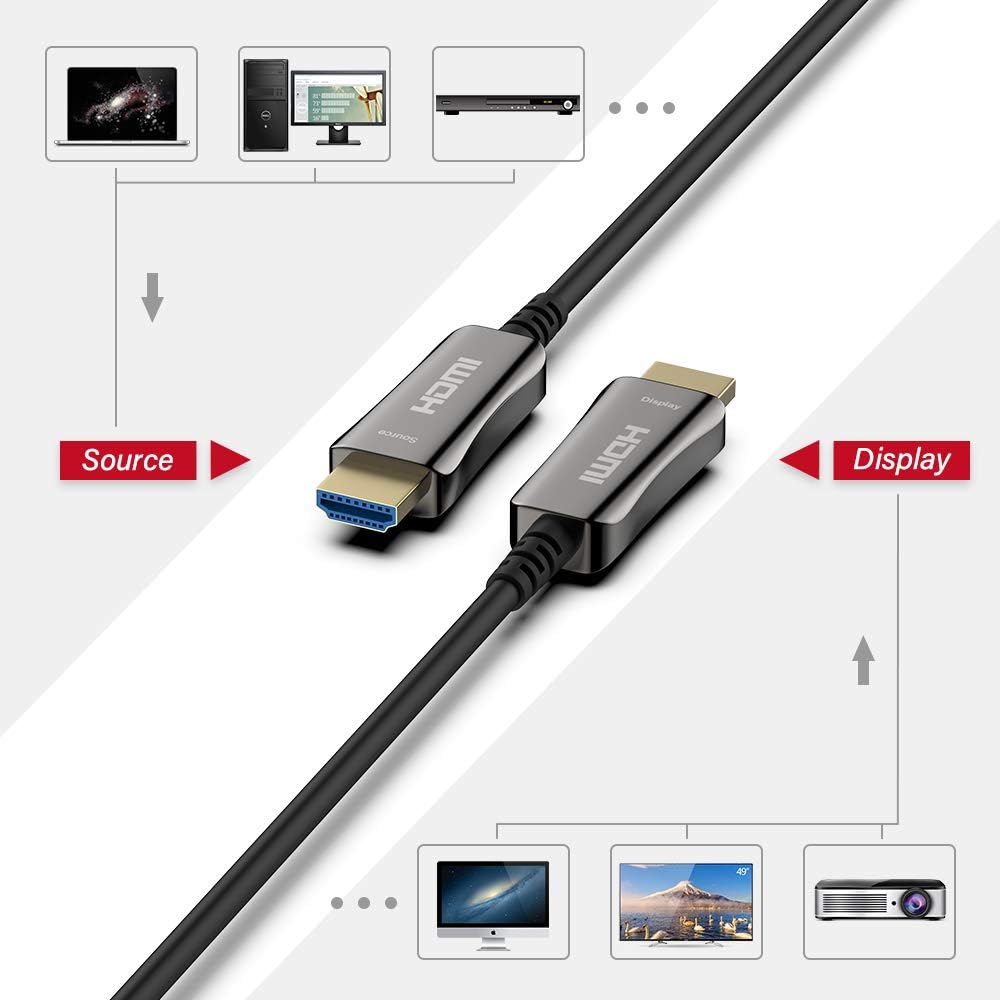 Fiber Optic HDMI Cable 30ft Z667