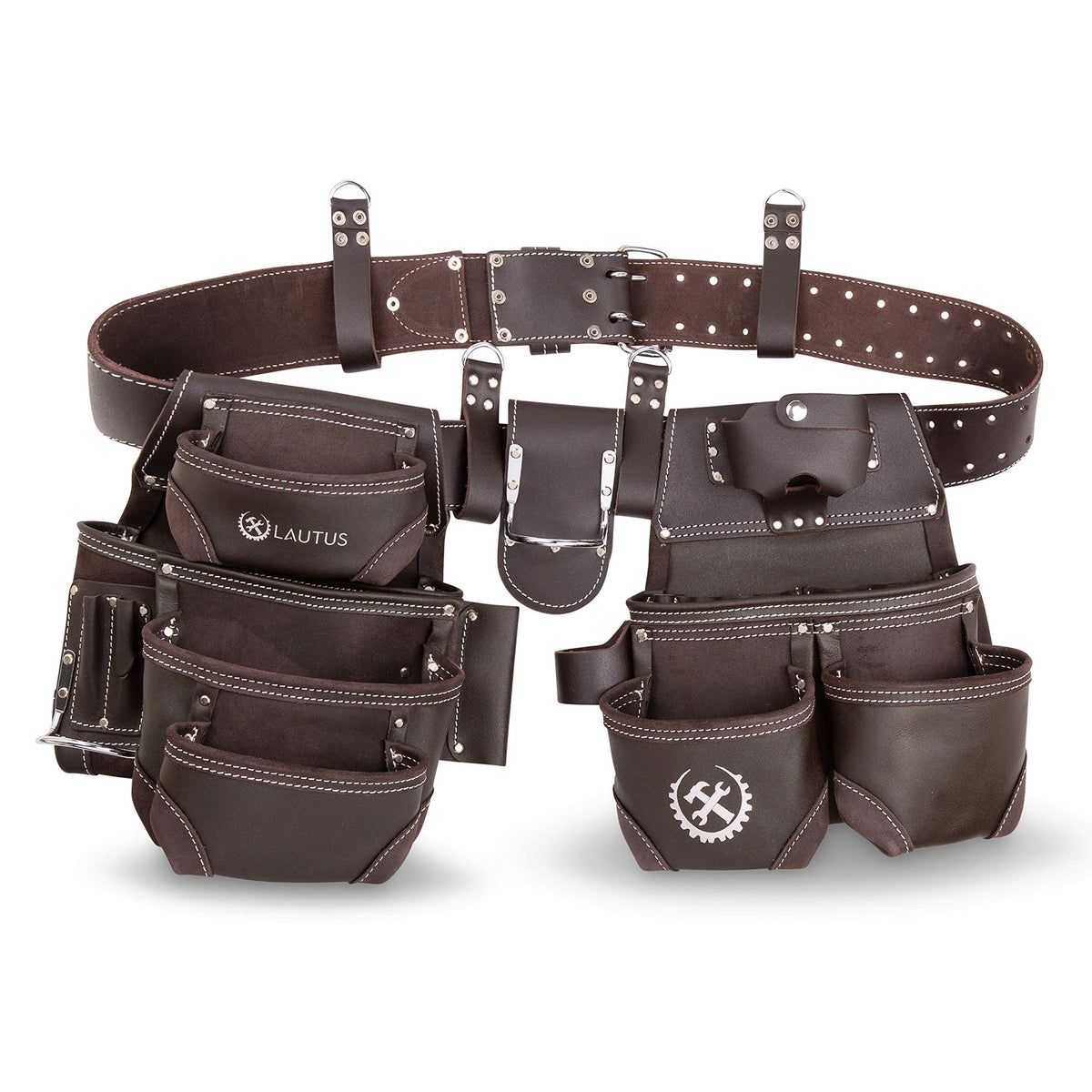 Oiled Tanned Leather Tool Belt N5901