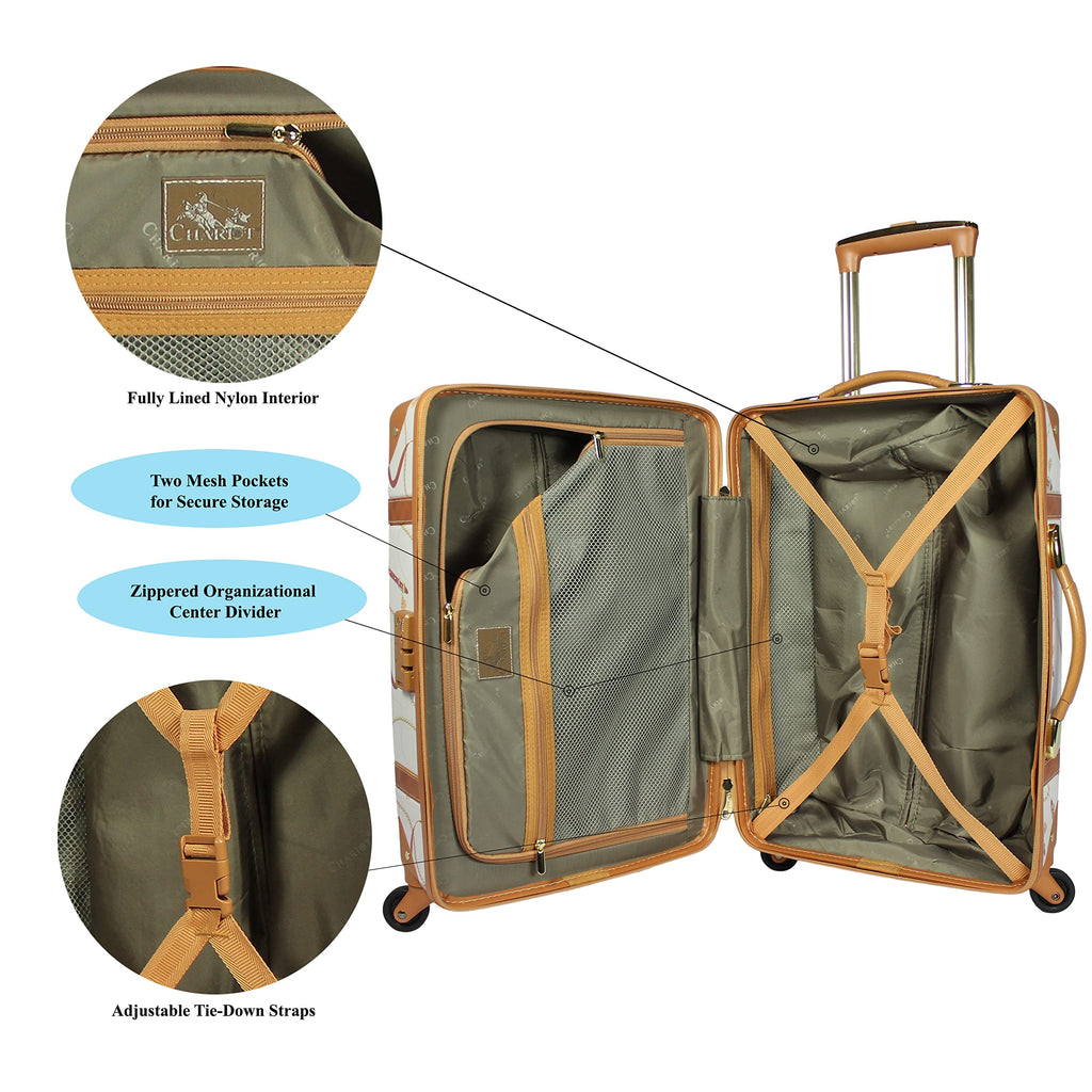 Vintage 20-Inch Hardside Carry-On Spinner Luggage V483283