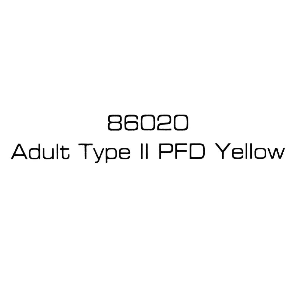 Adult Life Vest Type II P344633