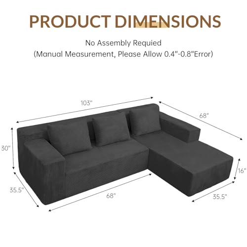 60" Memory Foam Fold Sofa Bed with 2 Pillows Dark Gray K5696