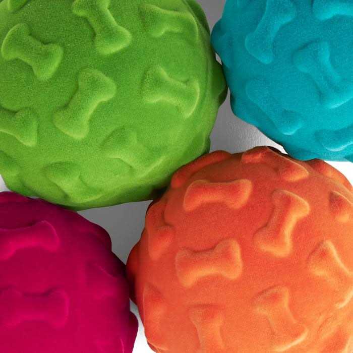 Flocked Foam Dog Toy L2542