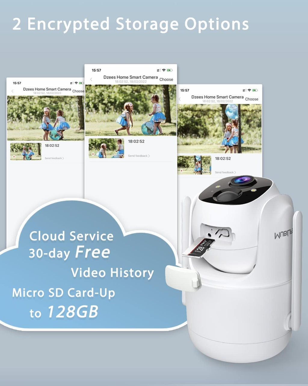 Battery Powered Wireless Outdoor Security Camera A20019