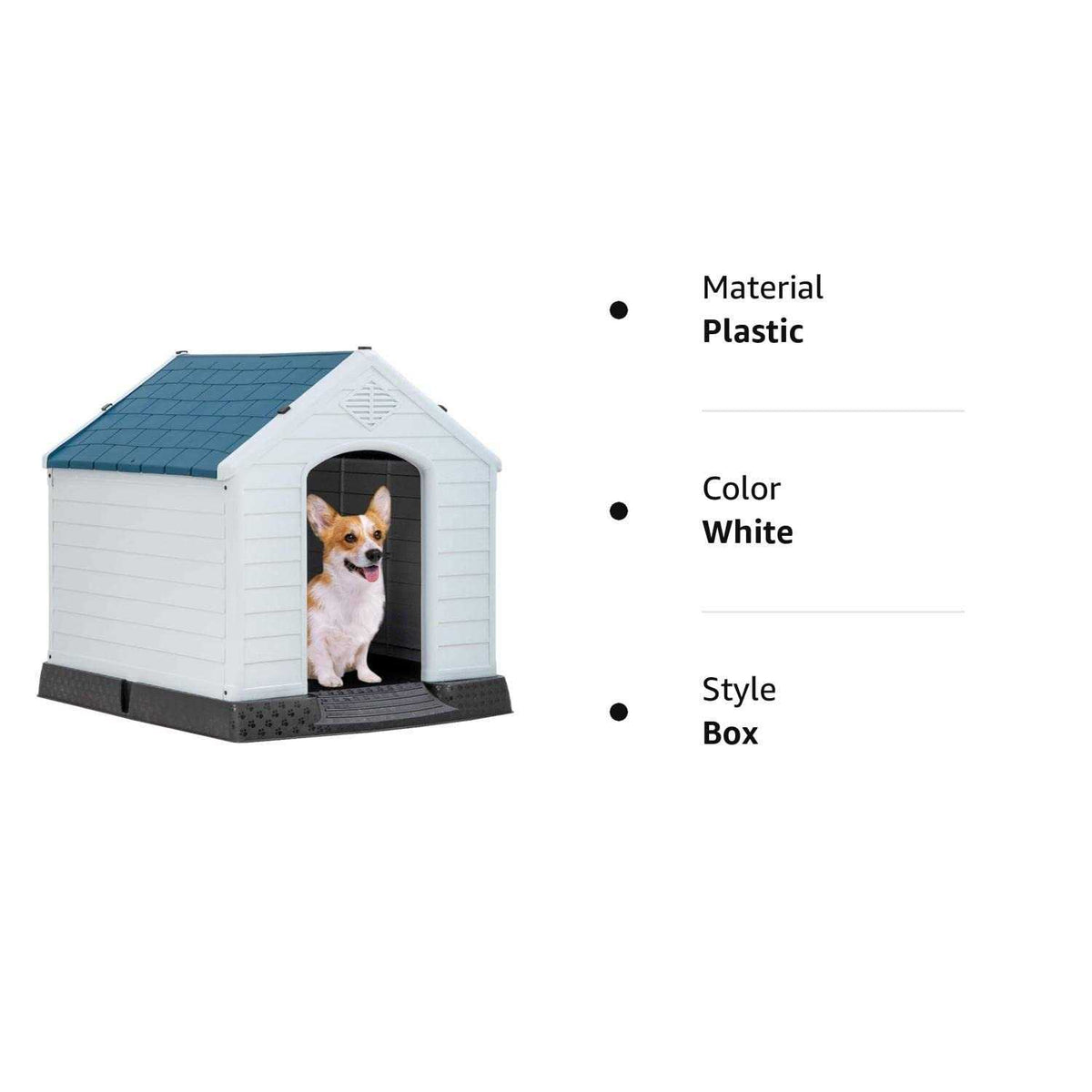 Large Plastic Insulated Dog House O80353